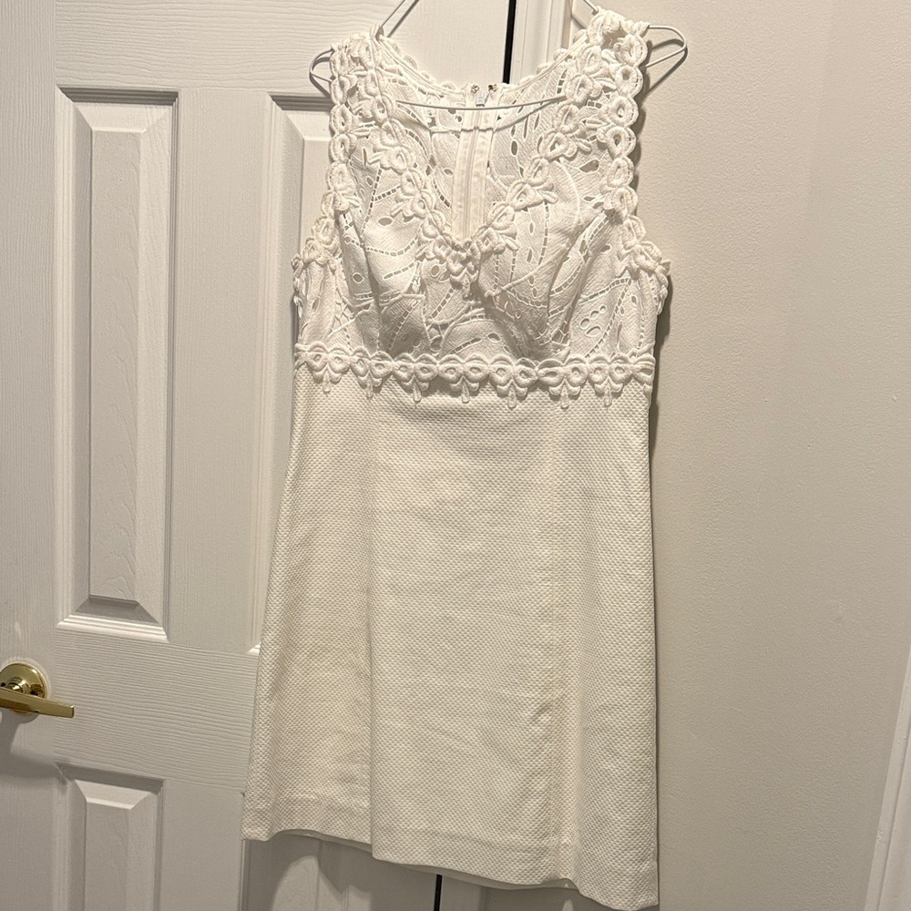Lilly Pulitzer White Lace Mini Dress